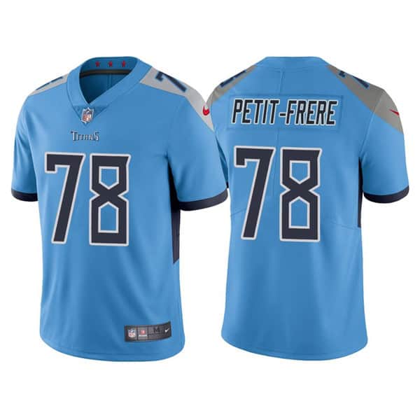Tennessee Titans #78 Nicholas Petit-Frere Blue Vapor Untouchable Stitched Jersey