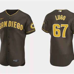 San Diego Padres #67 Seth Lugo Brown Flex Base Stitched Jersey