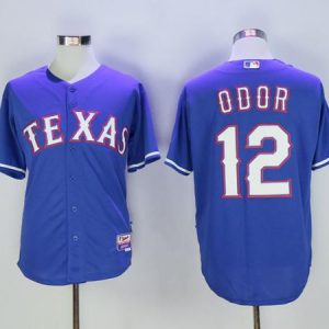 Rangers #12 Rougned Odor Blue Cool Base Stitched Jersey