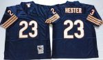Mitchell Ness Bears #23 Devin Hester Blue Small No. Throwback Stitched Jersey