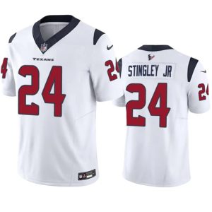 Houston Texans #24 Derek Stingley Jr. White 2023 F.U.S.E Vapor Untouchable Stitched Jersey