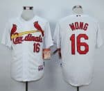 Cardinals #16 Kolten Wong White 1982 Turn Back The Clock Stitched Jersey