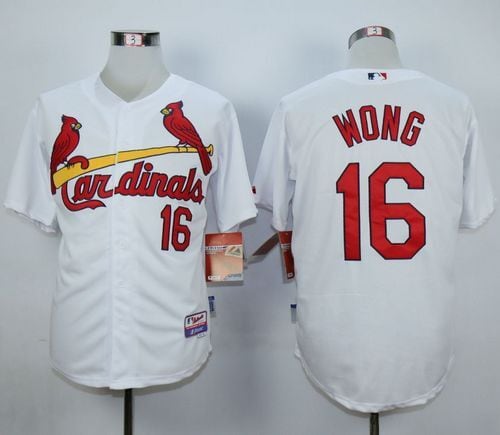 Cardinals #16 Kolten Wong White 1982 Turn Back The Clock Stitched Jersey