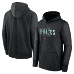Arizona Diamondbacks Black Pregame Performance Pullover Hoodie