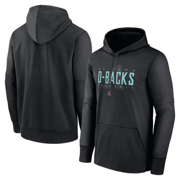Arizona Diamondbacks Black Pregame Performance Pullover Hoodie