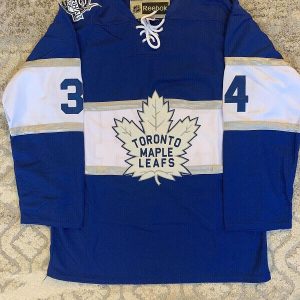 Toronto Maple Leafs #34 Auston Matthews Blue Stitched Jersey