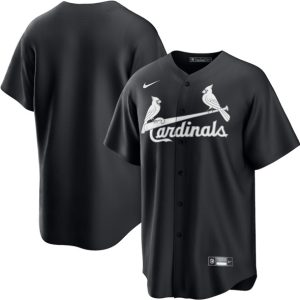 St. Louis Cardinals Blank Black Lights Out Limited Stitched Jersey