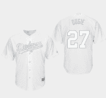 Los Angeles Dodgers #27 Alex Verdugo Majestic White 2019 Players' Weekend Stitched Jersey