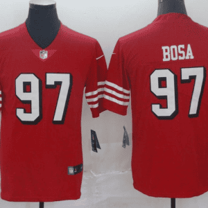 San Francisco 49ers Customized Red Stitched Jersey