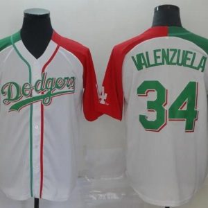 Los Angeles Dodgers Customized Mexican Heritage Culture Night Stitched MLB Jersey