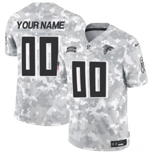 Atlanta Falcons Custom 2024 F.U.S.E Arctic Camo Salute To Service Limited Stitched Jersey