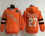 Philadelphia Flyers #27 Ron Hextall Orange Old Time Heidi NHL Hoodie