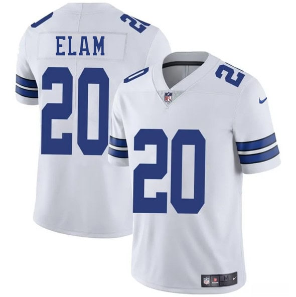 Dallas Cowboys #20 Kaiir Elam White 2025 Vapor Untouchable Limited Stitched Jersey