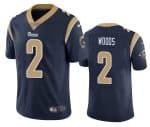 Los Angeles Rams #2 Robert Woods Navy Vapor Untouchable Limited Stitched Jersey