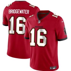 Tampa Bay Buccaneers #16 Teddy Bridgewater Red Vapor Limited Football Stitched Jersey