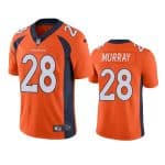 Denver Broncos #28 Latavius Murray Orange Vapor Untouchable Stitched Jersey