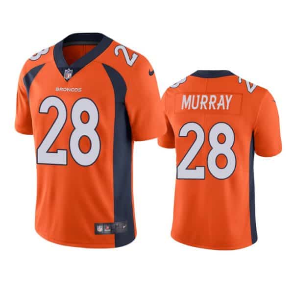 Denver Broncos #28 Latavius Murray Orange Vapor Untouchable Stitched Jersey