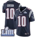 New England Patriots #10 Josh Gordon Navy Blue Super Bowl LIII Vapor Untouchable Limited Stitched Jersey