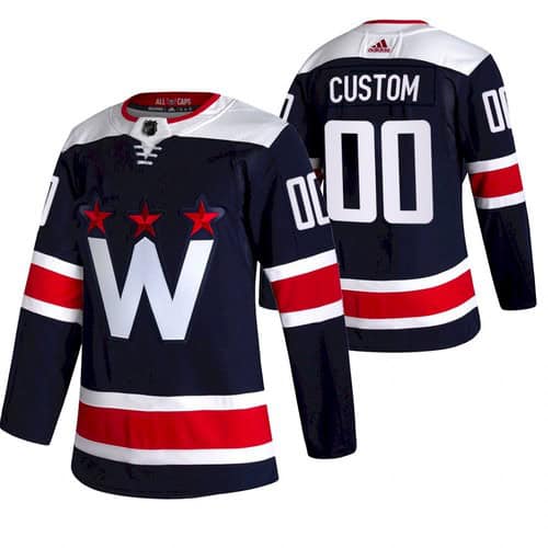 Washington Capitals Custom Name Number Size NHL Stitched Jersey