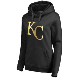 Kansas City Royals Gold Collection Pullover Hoodie Black