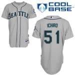 Mariners #51 Ichiro Suzuki Grey Cool Base Stitched Jersey