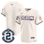 New York Yankees Blank Cream The Bronx Graffiti V2 Vapor Limited Stitched Jersey