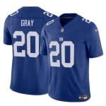 New York Giants #20 Eric Gray Blue 2023 F.U.S.E. Vapor Untouchable Limited Stitched Jersey