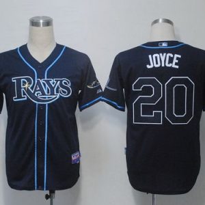Rays #20 Matt Joyce Dark Blue Cool Base Stitched Jersey