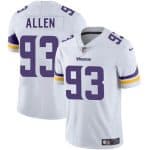 Minnesota Vikings #93 Jonathan Allen White 2025 Vapor Limited Stitched Jersey
