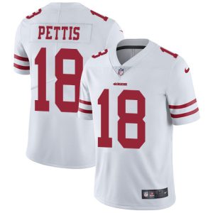 San Francisco 49ers #18 Dante Pettis White Vapor Untouchable Limited Stitched Jersey