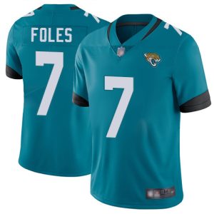 Jacksonville Jaguars #7 Nick Foles Teal Vapor Untouchable Limited Stitched Jersey