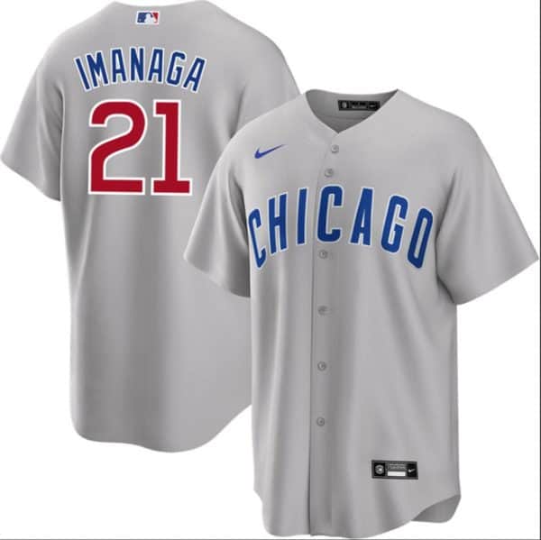 Chicago Cubs #21 Sh¨ta Imanaga Gray Cool Base Stitched Jersey