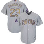 Chicago Cubs #23 Ryne Sandberg World Series Champions Gold Program Cool Base Stitched Jersey