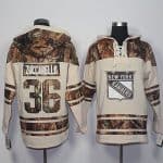 Rangers #36 Mats Zuccarello Cream Camo Stitched Jersey