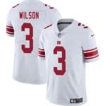 New York Giants #3 Russell Wilson White 2025 Vapor Untouchable Limited Stitched Jersey