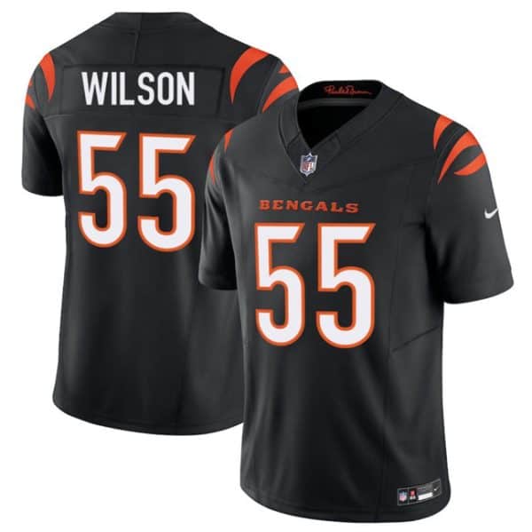 Cincinnati Bengals #55 Logan Wilson Black 2025 F.U.S.E. Vapor Untouchable Limited Stitched Jersey