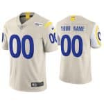 Los Angeles Rams Customized Vapor Bone NFL Stitched Limited Jersey