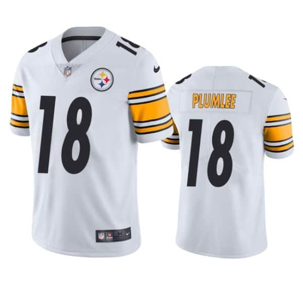 Pittsburgh Steelers #18 John Rhys Plumlee White Vapor Untouchable Limited Stitched Jersey