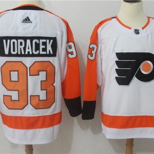 Philadelphia Flyers #93 Jakub Voracek White Stitched Adidas Jersey