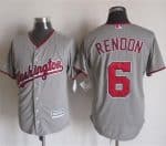 Nationals #6 Anthony Rendon Grey New Cool Base Stitched Jersey