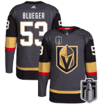 Vegas Golden Knights #53 Teddy Blueger Gray 2023 Stanley Cup Final Stitched Jersey