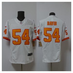 Tampa Bay Buccaneers #54 Lavonte David White 2025 F.U.S.E. Vapor Limited Football Stitched Jersey