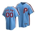 Philadelphia Phillies Customized Light Blue Cool Base Stitched Baseball Jersey