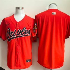 Baltimore Orioles Blank Orange Limited Stitched Jersey