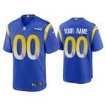 Los Angeles Rams Customized Royal NFL Stitched Limited Jersey