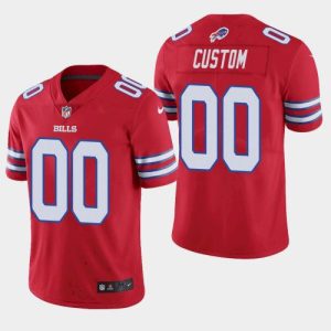 Buffalo Bills Customized Custom Red Limited Stitched Jersey