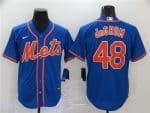 New York Mets #48 Jacob DeGrom Blue Cool Base Stitched Jersey