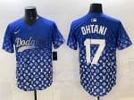 Los Angeles Dodgers #17 Shohei Ohtani Blue Limited Stitched Jersey