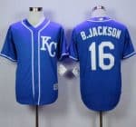 Royals #16 Bo Jackson Blue Alternate 2 New Cool Base Stitched Jersey
