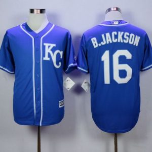 Royals #16 Bo Jackson Blue Alternate 2 New Cool Base Stitched Jersey